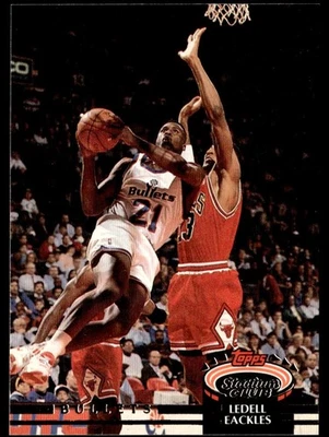 1992-93 Stadium Club Ledell Eackles Washington Bullets #37 - Image 1 of 2