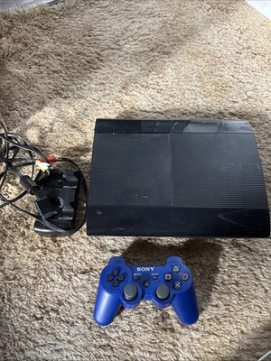 (Probado) Consola Sony PlayStation 3 Super Slim CECH 4201A 12GB control inalámbrico Foto 1 de 4