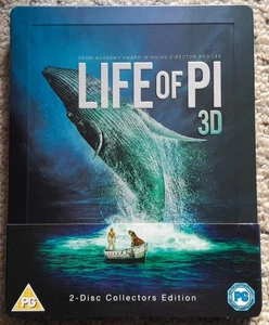 LIFE OF PI 3D BLU-RAY STEELBOOK 2 DISC COLLECTOR'S EDITION 3D + 2D  - Picture 1 of 5