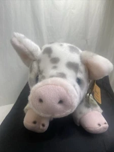 Neu mit Etikett Miyoni von Aurora geflecktes Schwein Ferkel 16 Zoll Plüschtier Stofftier - Bild 1 von 17