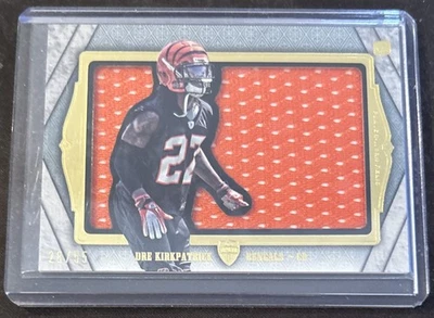 Dre Kirkpatrick 2012 Topps Supreme Rookie Jumbo Patch Bronze #28/55 Bengals RC - Image 1 of 2