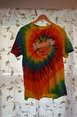 Rainbow Tie Die T-shirt Moonpie Size Medium Unisex Good Used Condition - Image 1 of 3