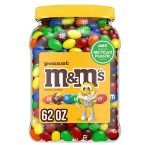 Caramelo de chocolate con leche de maní M&M'S, 62 oz. - Imagen 1 de 9