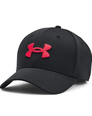 Under Armour Men's Blitzing Stretch Fit S/M Hat Black/Red "CHINA" On The Back - Image 1 of 2