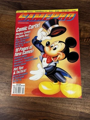 GamePro Magazine Mickey Mouse March 1991  - Image 1 of 4