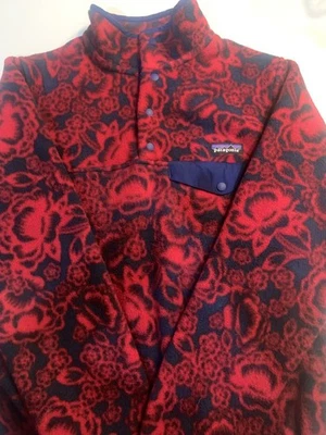 PATAGONIA SYNCHILLA SNAP-T PULÔVER DE LÃ FLOR DE LÓTUS FEMININO TAMANHO P - Imagem 1 de 4