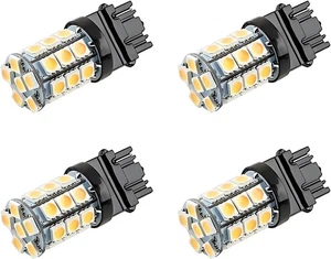 S8 3156 Wedge Base LED Light Bulb 12VAC/DC 4 Count (Pack of 1), Warm White  - Picture 1 of 7