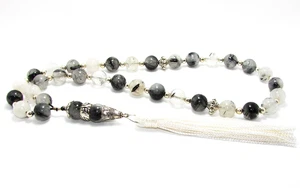 10mm x 33 MOH-e-NAJAFF PRAYER BEADS ISLAMIC TASBIH MISBAHA QURAN GIFT - Picture 1 of 6