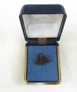 Sterling Silver Nautical Sextant Tie Tack - Picture 1 of 1