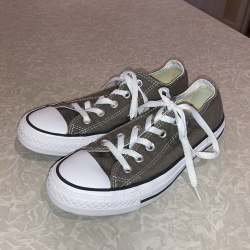 SCARPE SNEAKERS GRIGIO CONVERSE ALLSTAR CHUCK TAYLOR UOMO 4 DONNA 6