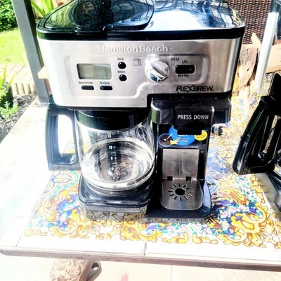 Hamilton Beach 49983 2-Way FlexBrew Coffee Maker Brew Station-Good Condition - Image 1 of 4