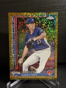 Mini diamantes dorados Andrew Painter 2025 Topps Pro debut cromado #PDC-119/50 - Imagen 1 de 2