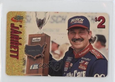 1997 Assets Racing $2 Phone Cards Dale Jarrett #5 HOF - Image 1 of 2