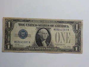 Billete de 1 dólar certificado de plata 1928 papel divertido papel moneda tapa divertida de colección - Imagen 1 de 2