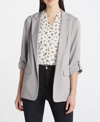 Blazer SKIES ARE BLUE Boyfriend de gran tamaño Stitch Fix para mujer XS gris Foto 1 de 3