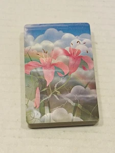 Mazzo di carte da gioco vintage Pink Tiger Lily’s Trump Hoyle made in USA - Foto 1 di 11