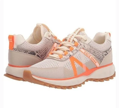 Cole Haan All Terrain Womens  W20931 Ivory/Orange Athletic Shoes Size 6B - Image 1 of 4