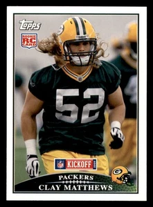 2009 Topps Kickoff #140 Clay Matthews Rookie - Picture 1 of 2
