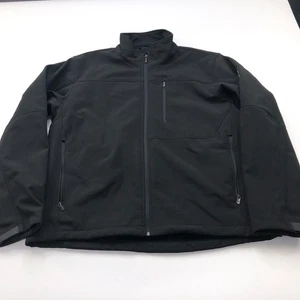 Tumi T-Tech Softshell Mens XL Black Full Zip Mock Neck Jacket - Picture 1 of 11