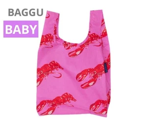 Baggu Eco Bag Pink Lobster Baby Reusable Tote 26x47cm Eco-friendly Used - Picture 1 of 2