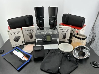 Canon Flash Bundle: Two Speedlite 600EX-RT & Speedlite Transmitter ST-E3-RT - Image 1 of 4