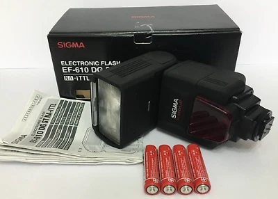 Sigma EF-610 DG ST Flash Unit Flashgun for Nikon (Boxed) - Image 1 of 4
