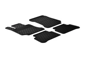 All Weather Rubber Floor Mats fits the 2010-2016 Mercedes E Class - 4 Pc - Black - Picture 1 of 1