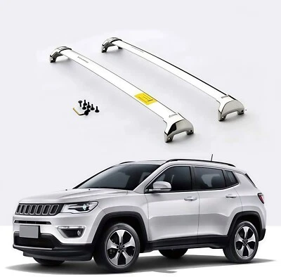 Barra transversal de 2 barras transversales para Jeep Compass 2018-2025 Foto 1 de 4