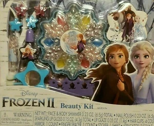 Disney Frozen  ll Makeup Set Elsa Anna Cosmetic Lip Gloss Girls Beauty Kit Gift - Picture 1 of 2