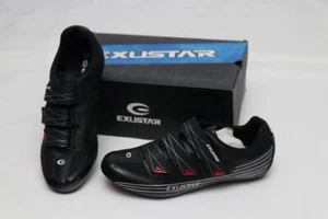 New Exustar E-SR463 Cycling Road Bike Shoes 40 7 3-Bolt Black Men's - Picture 1 of 5