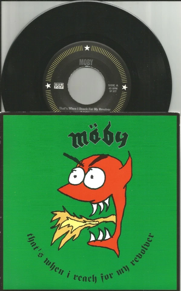 MOBY That’s when I reach w/ Whip it UNRELEASE DEVO Death Metal TRK 7 INCH VINYL  Foto 1 de 1