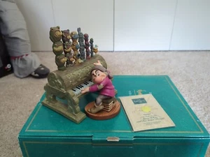 WDCC Disney Classics Biancaneve Grumpy con organo a canne 'HUMPH' #1028552 NUOVO CON SCATOLA RARO - Foto 1 di 23