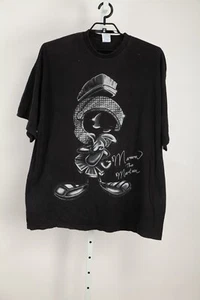 Vintage Looney Tunes Marvin the Martian Shirt 3XLT Black Crew Neck - Picture 1 of 9