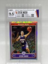 2006-07 Topps Chrome #60 Steve Nash NBA HOF Refractor HGA 9.5 GEM MT