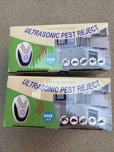 Ultrasonic Pest Repeller Control Reject Insect Mosquito Rodent Bug Plug In 4Pack - Picture 1 of 3