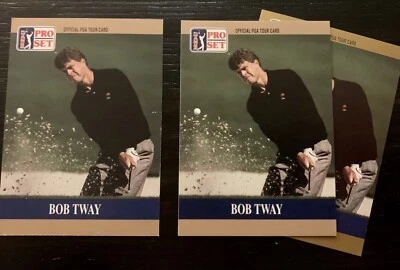 Tarjetas de golf Bob Tway. Pro Set 1991 Foto 1 de 2