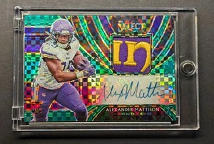 ALEXANDER MATTISON Rookie Auto 2019 Select Green Power Prizm Patch SSP/5 RPA - Picture 1 of 7