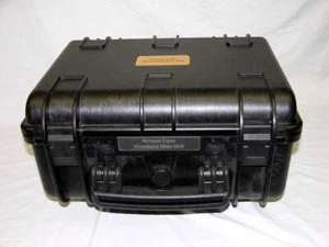 New Black Waterproof Travel ArmourCase 1400 case + cubed foam + nameplate - Picture 1 of 5