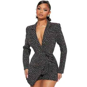 Fashion Nova Black Clarissa Tweet Wrap Romper Size Small - Picture 1 of 16