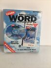 Vintage New 1995 Learn Microsoft Word For Windows 95Sealed Cd Or Vhs In Box