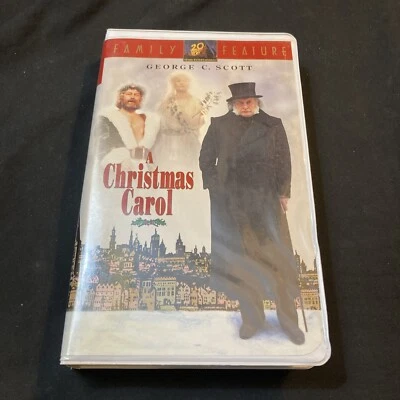 A Christmas Carol (VHS, 1995) George C Scott Christmas Classic Movie - Image 1 of 4