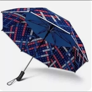 Weatherman Collapsible 40" Umbrella Folds of Honor USA Windproof - Picture 1 of 4