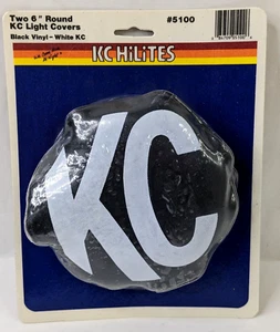 Par de cubiertas de luz suave redondas 5100 KC HiLiTES 6" de colección NUEVO EN STOCK NUEVO - Imagen 1 de 5