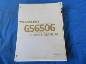 1981 Suzuki GS650G GS650GZ GL GZ GLZ MD Service Manual 99500-36002-03E SZ1013 - Picture 1 of 1