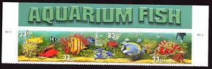 Scott #3320b (3317-20) Aquarium Fish (Nemo) Title Block of 4 Stamps - MNH - Picture 1 of 1