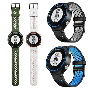Cinturón de correa de reloj de silicona para reloj Garmin Forerunner 620/Approach S6/735XT/230 - Imagen 1 de 16