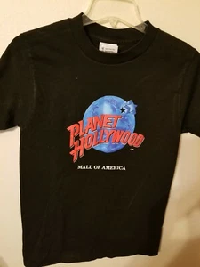 Planet Hollywood Camiseta Talla S Unisex Negra Manga Corta Mall of america 27 L - Imagen 1 de 12