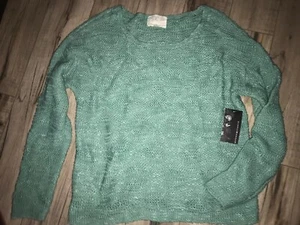 Debbie Morgan Damen Drop Shoulder Scoopneck Pullover "Dusty Jade" Gr. L - Bild 1 von 2