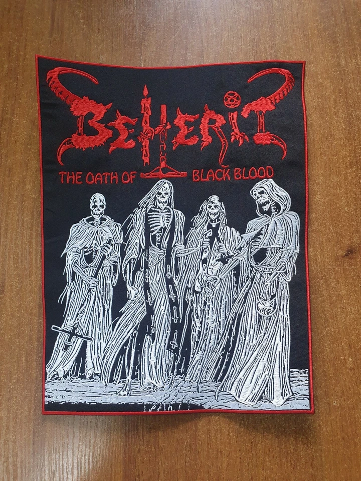 ##Beherit The Oath of Black Blood## embroidered backpatch. - Image 1 of 1