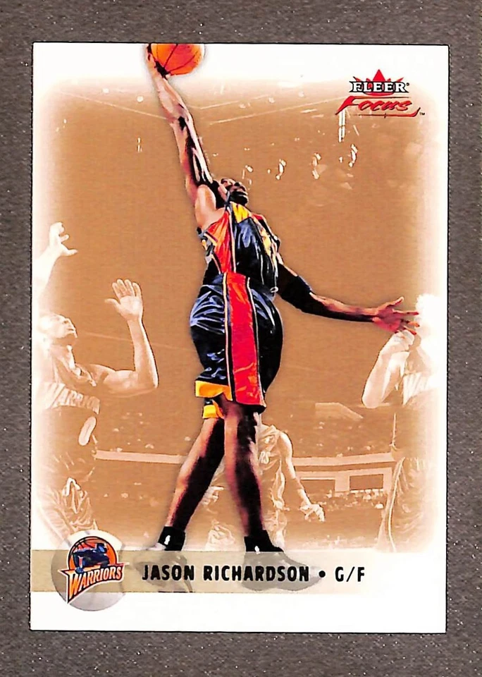 Fleer Focus 2003 aniversario NBA oro #80 Jason Richardson/50 Foto 1 de 3